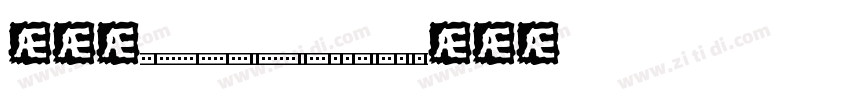 锋正黑 B01S字体转换